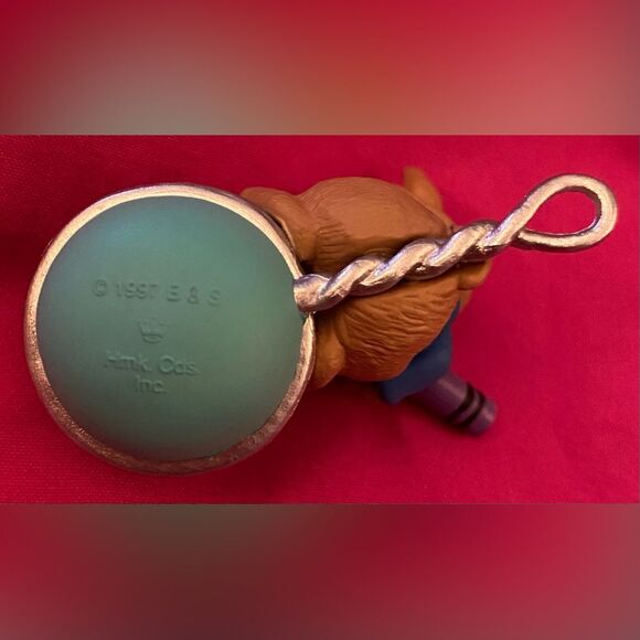 Easter Hallmark Keepsake Ornament 1997 Eggs-pert Artist Crayola Crayon Bunny Egg - Picture 7 of 7